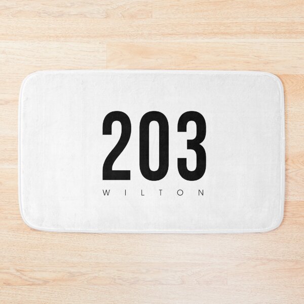 Item preview, Wilton, CT - 203 Area Code design designed and sold by CartoCreative.