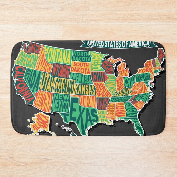 Item preview, USA Map Vintage Blackboard designed and sold by aurielaki.