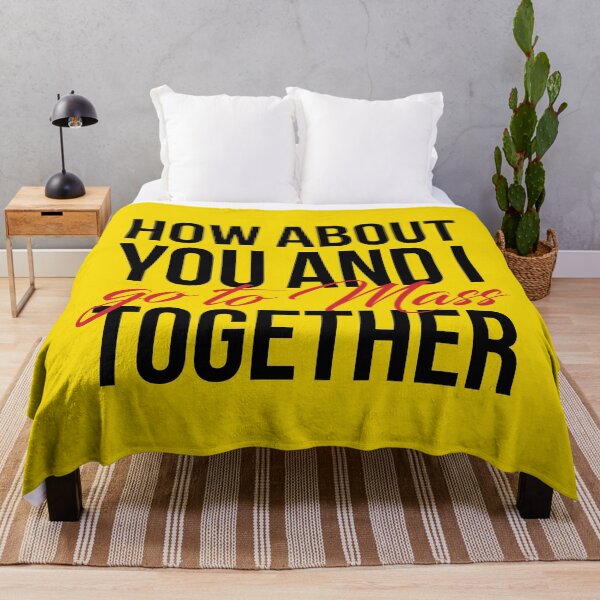 Item preview, How About You And I ... Go to Mass (Black) designed and sold by domusfidei.