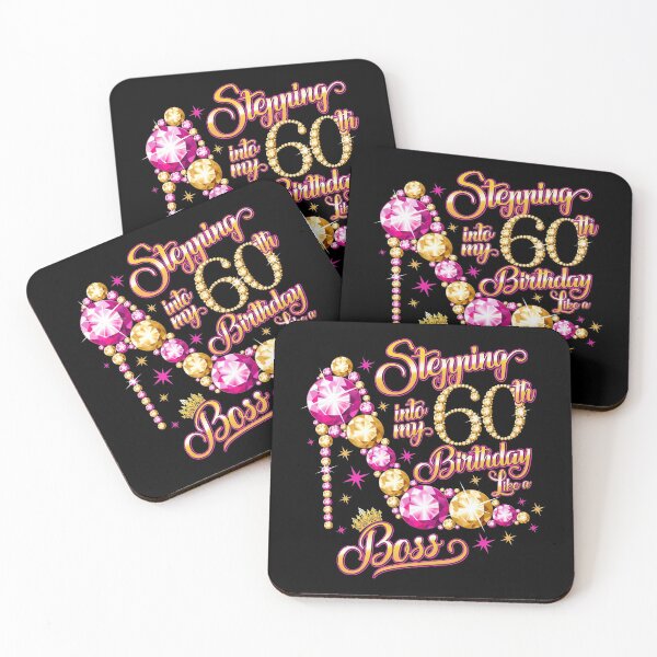 Item preview, Stepping into my 60th Birthday Like a Boss designed and sold by iclipart.
