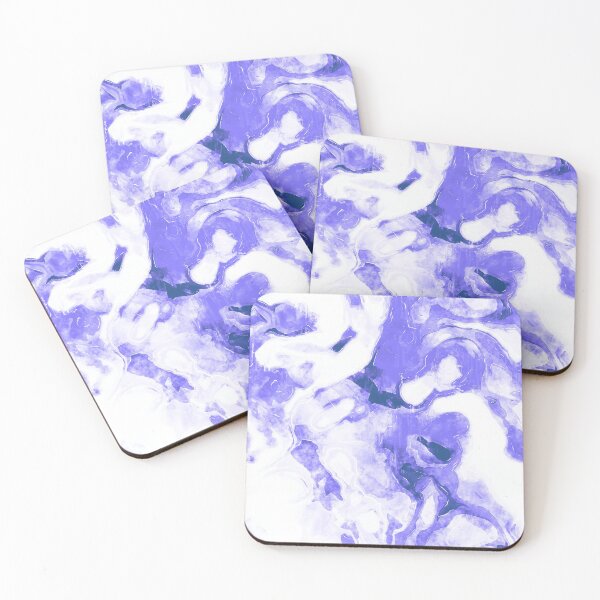 Item preview, Violet Abstract Paint Spill Pattern designed and sold by everything4eva.