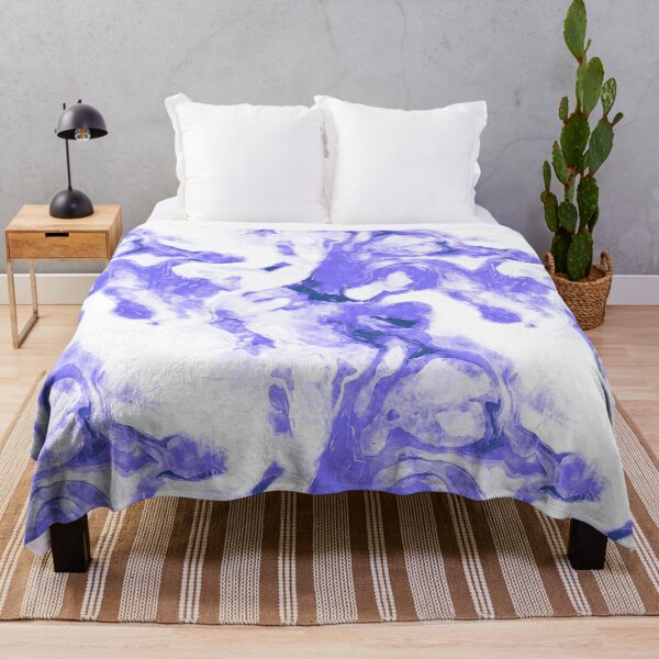 Item preview, Violet Abstract Paint Spill Pattern designed and sold by everything4eva.
