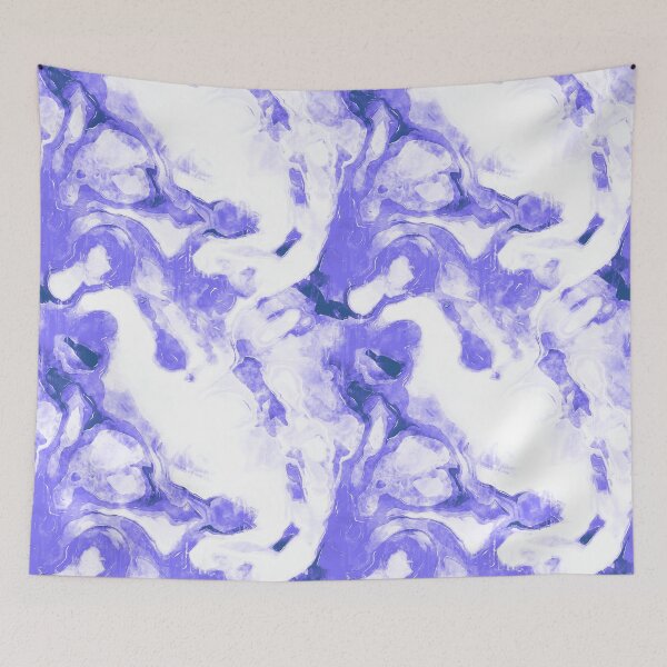 Item preview, Violet Abstract Paint Spill Pattern designed and sold by everything4eva.