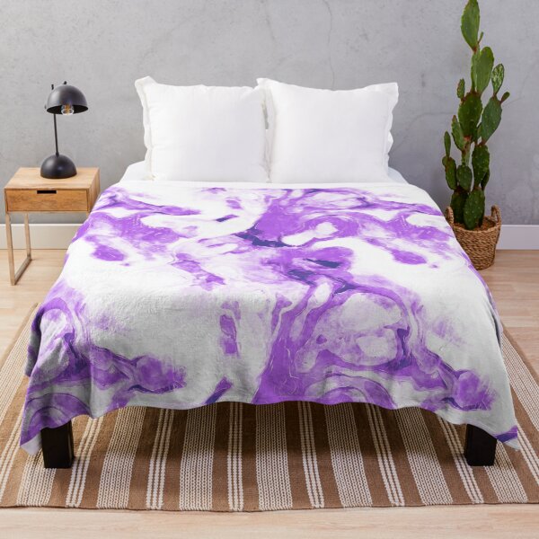 Item preview, Purple Abstract Paint Spill Pattern designed and sold by everything4eva.