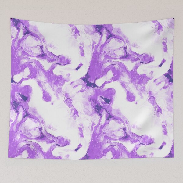 Item preview, Purple Abstract Paint Spill Pattern designed and sold by everything4eva.