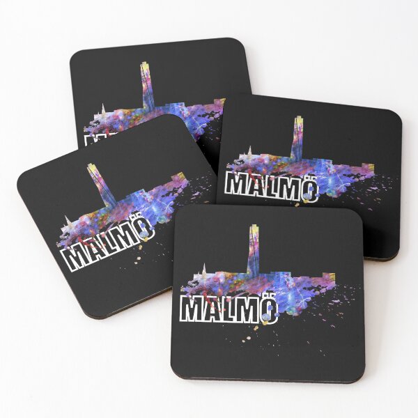 Item preview, Malmo Sweden Turning Torso Malmöhus Skyline Kyrka designed and sold by DerNerd.
