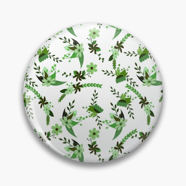 Item preview, Green Floral Arrangement Pattern designed and sold by everything4eva.