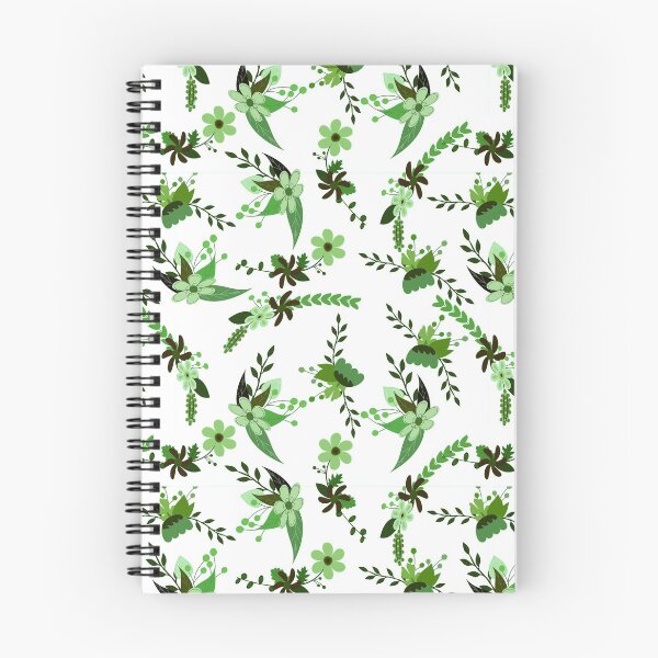 Item preview, Green Floral Arrangement Pattern designed and sold by everything4eva.