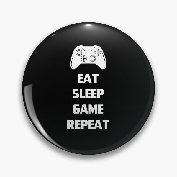Item preview, Eat Sleep Game Repeat - Gamer Gift design  designed and sold by DiogoCalheiros.