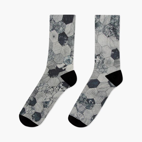 Item preview, Classic Black and White Hexagon Pattern  designed and sold by lmcvinco.