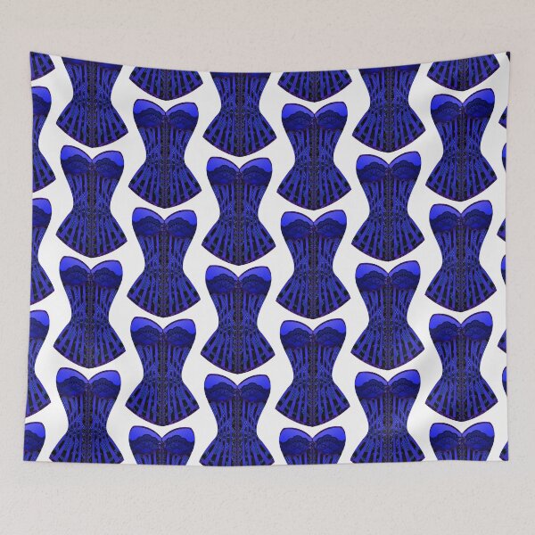 Item preview, Gothic Purple Blue Corset designed and sold by Dreamflight.