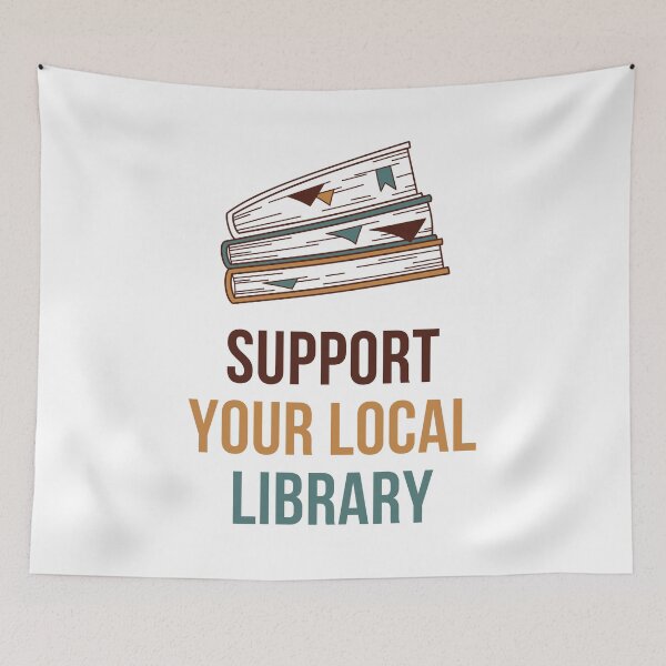 Item preview, Support your local library designed and sold by AdelDa19.