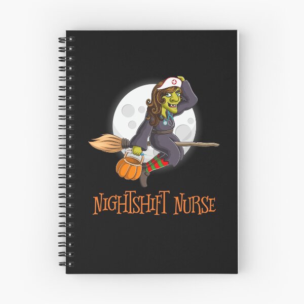 Item preview, Fun Halloween Nightshift Nurse design designed and sold by Nadia Aftat.