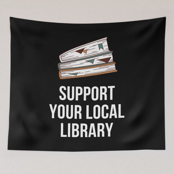 Item preview, Support your local library designed and sold by AdelDa19.