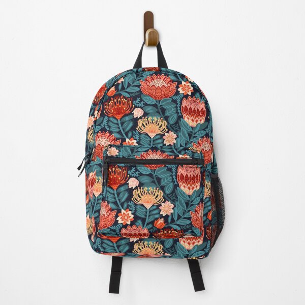 Item preview, Protea Chintz - Navy designed and sold by TigaTiga.