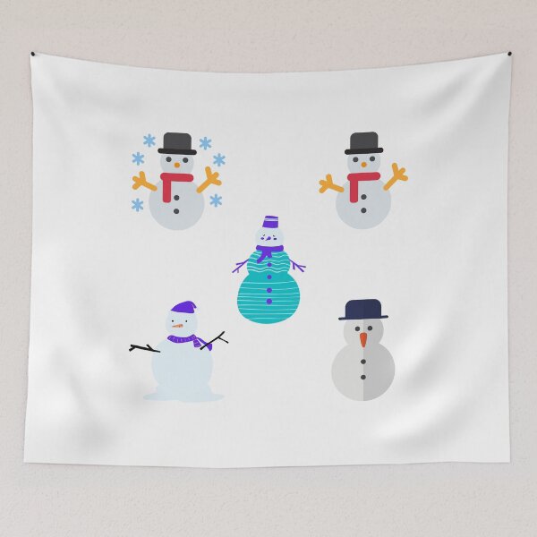 Item preview, little snowman (white) designed and sold by cute105.