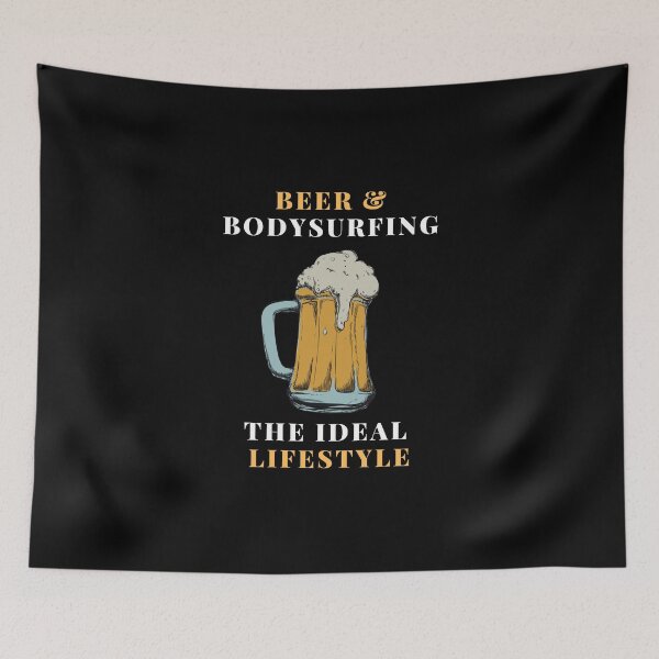 Item preview, Beer and bodysurfing life designed and sold by SnowballStep.