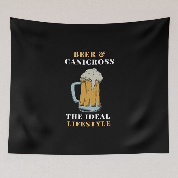 Item preview, Beer and canicross life designed and sold by SnowballStep.