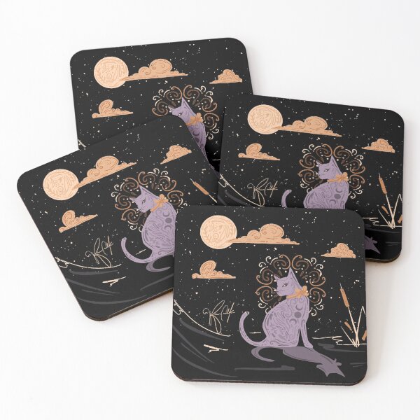 Item preview, Shadow Cat - Inktober 2020 designed and sold by kimcarlika.