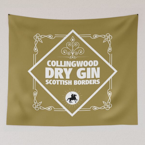 Artikelvorschau, COLLINGWOOD GIN Etikett | Border Reivers entworfen und verkauft von yourscotborders.