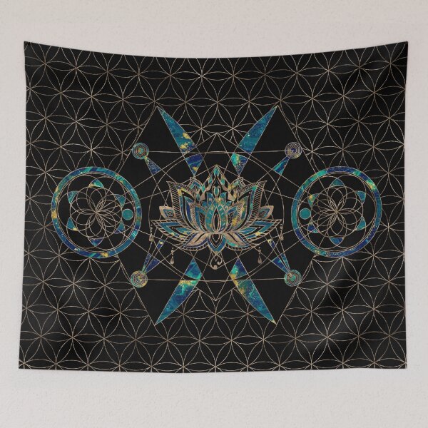 Item preview, Lotus flower - Sacred Geometry designed and sold by k9printart.