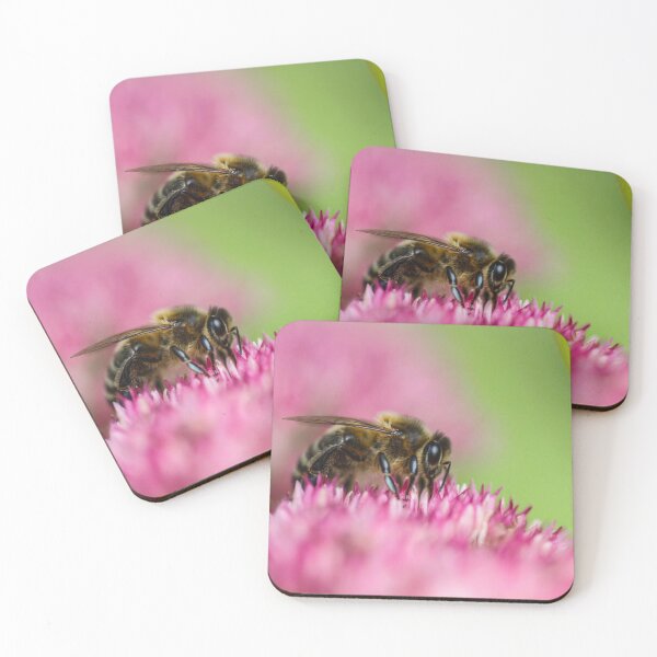 Item preview, Bee collecting pollen designed and sold by kestellimagery.