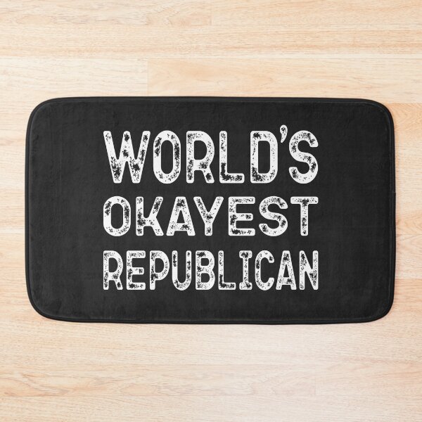 Item preview, World's Okayest Republican designed and sold by AscendMerch.