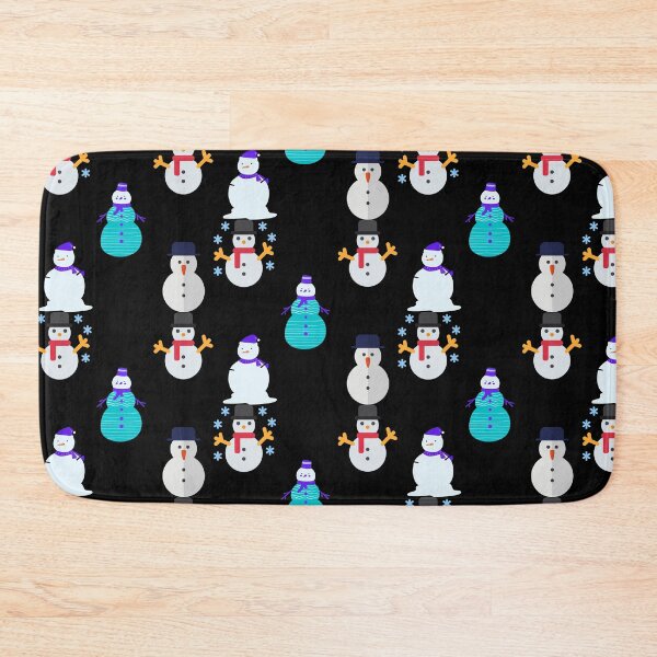Item preview, little snowman pattern (black) designed and sold by cute105.