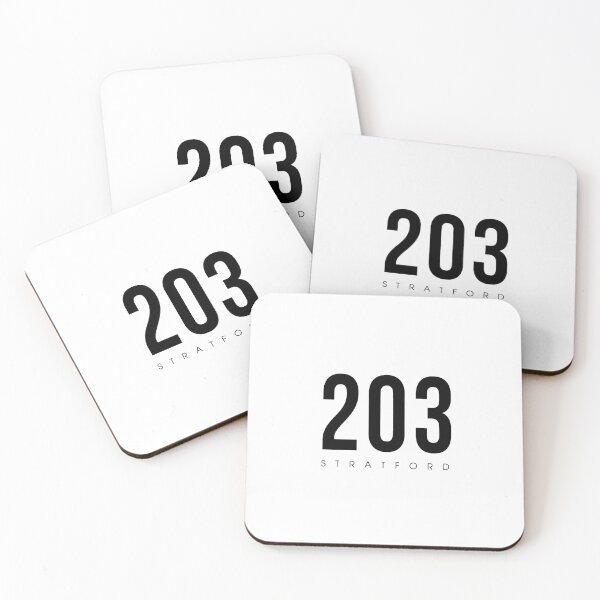 Item preview, Stratford, CT - 203 Area Code design designed and sold by CartoCreative.