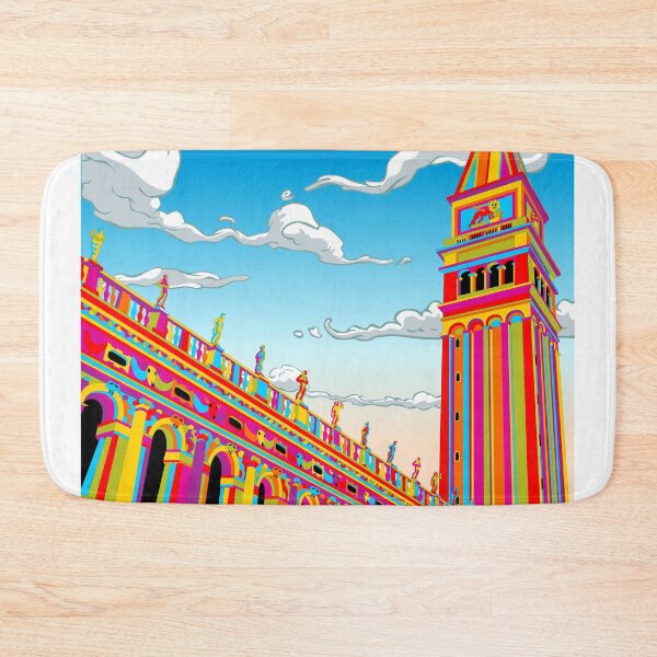Item preview, Saint Mark Bell Tower in Rainbow designed and sold by aurielaki.