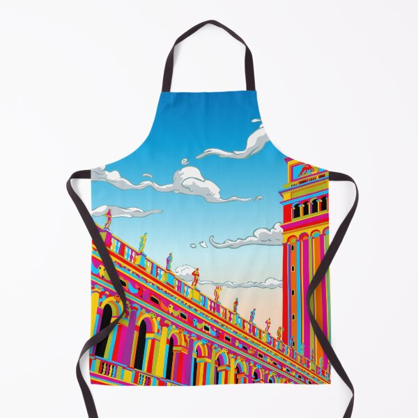 Item preview, Saint Mark Bell Tower in Rainbow designed and sold by aurielaki.