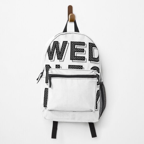 Item preview, Wednesday minimal word typography design with pattern and line shadow designed and sold by Kvyom.