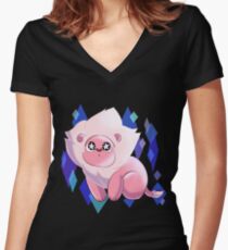 SU - Starry Eyed Lion Women's Fitted V-Neck T-Shirt