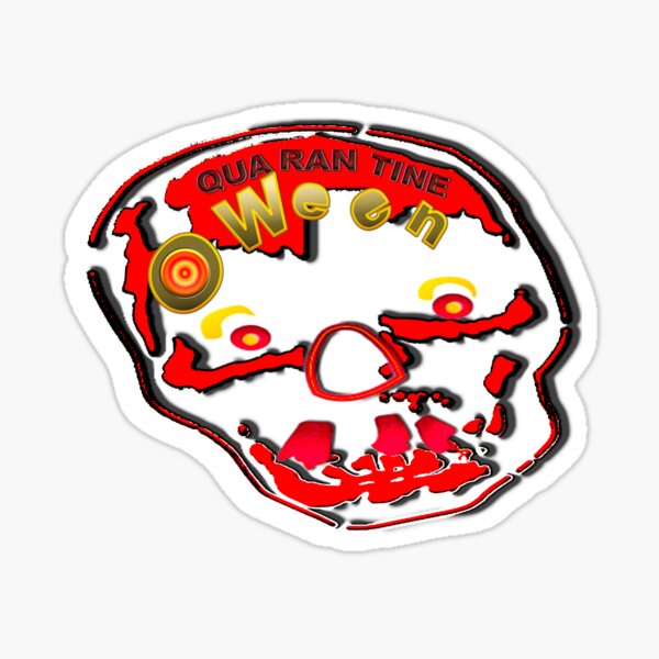 QUARANTINE O WEEN Sticker
