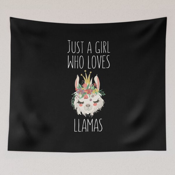 Item preview, Copy of Just A Girl Who Loves Llamas designed and sold by BadJokesClub.