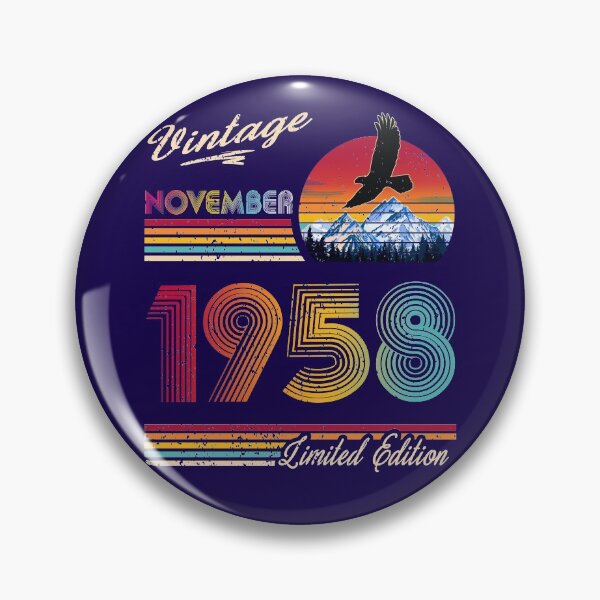 Item preview, November 1958 Birthday designed and sold by GreenSplash.