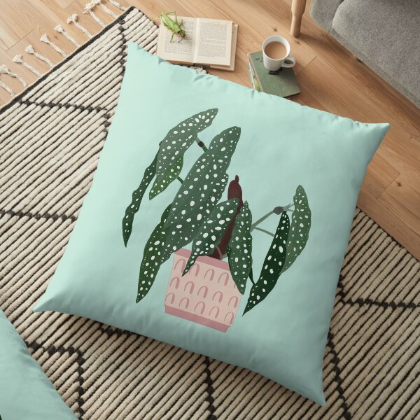 Begonia maculata - polka dot plant Floor Pillow
