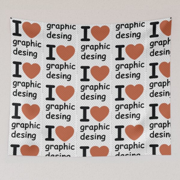 Item preview, I HEART GRAPHIC DESING designed and sold by AvengingMeteor.