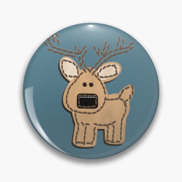 Artikelvorschau, Christmas Reindeer Stitched Patch-Effekt entworfen und verkauft von Funful.