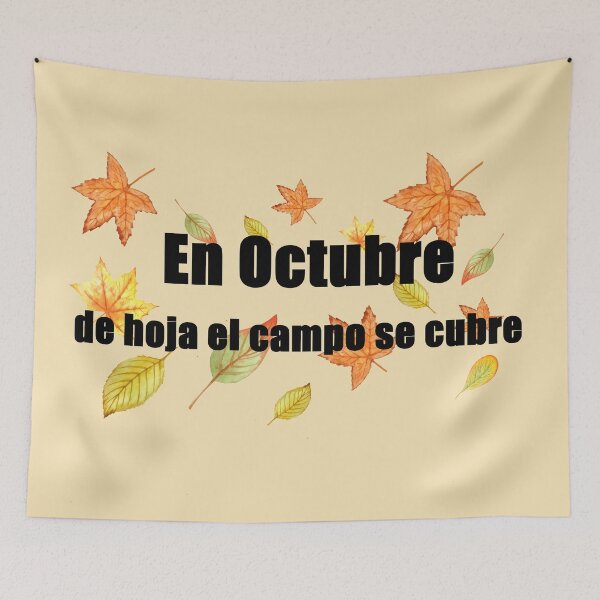 Item preview, Octubre de hojas se cubre designed and sold by Taket.