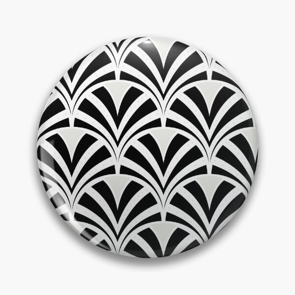 Item preview, Art deco, estampado de abanico en monocromo designed and sold by anna0711.