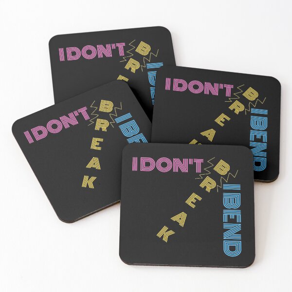 Item preview, I Don't Break, I Bend; Ehlers Danlos; Marfans and JHSD Awareness;  designed and sold by NicheNerdDesign.