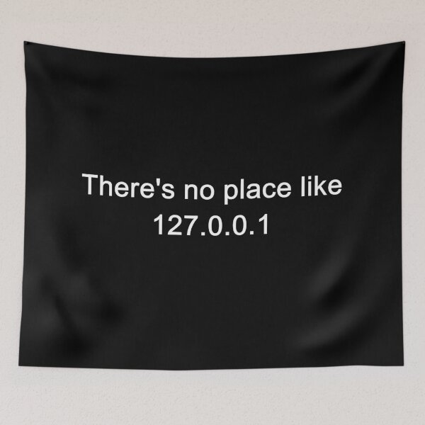 Item preview, No Place Like 127.0.0.1 designed and sold by Square Dancing Gifts & Merchandise.