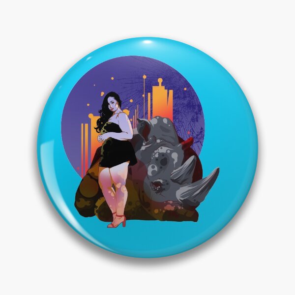 Item preview, The woman and the beast against the backdrop of the mtropolis. designed and sold by Gruzovoi.