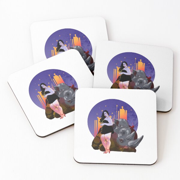 Item preview, The woman and the beast against the backdrop of the mtropolis. designed and sold by Gruzovoi.