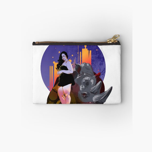 Item preview, The woman and the beast against the backdrop of the mtropolis. designed and sold by Gruzovoi.