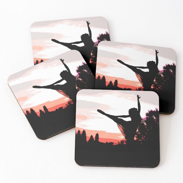 Item preview, Sunset dancing yoga designed and sold by urban-color.