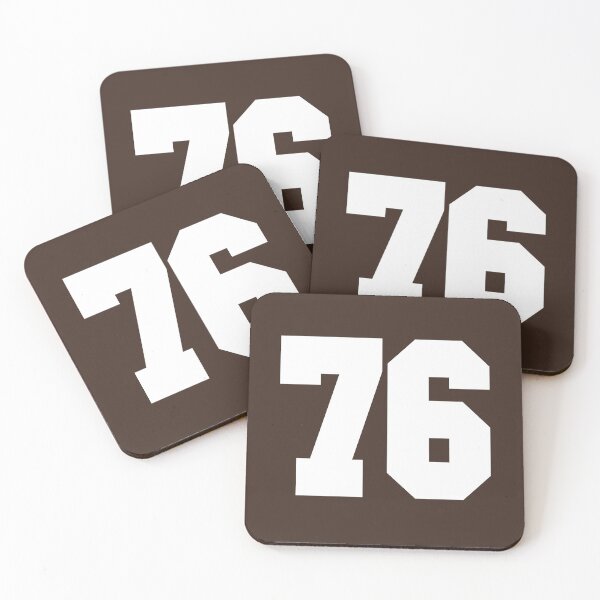 Item preview, 76 Number Cleveland Sports Seventy-Six Brown Jersey designed and sold by HelloFromAja.