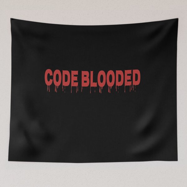 Item preview, Code Blooded Programming Coder Halloween designed and sold by jacks-tees.