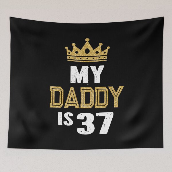 Item preview, My Daddy is 37 Years Old 37th Dad's Birthday Gift For Him design designed and sold by Grabitees.